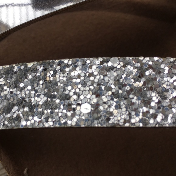 Silver sparkle strap sandals - Picture 6 of 6